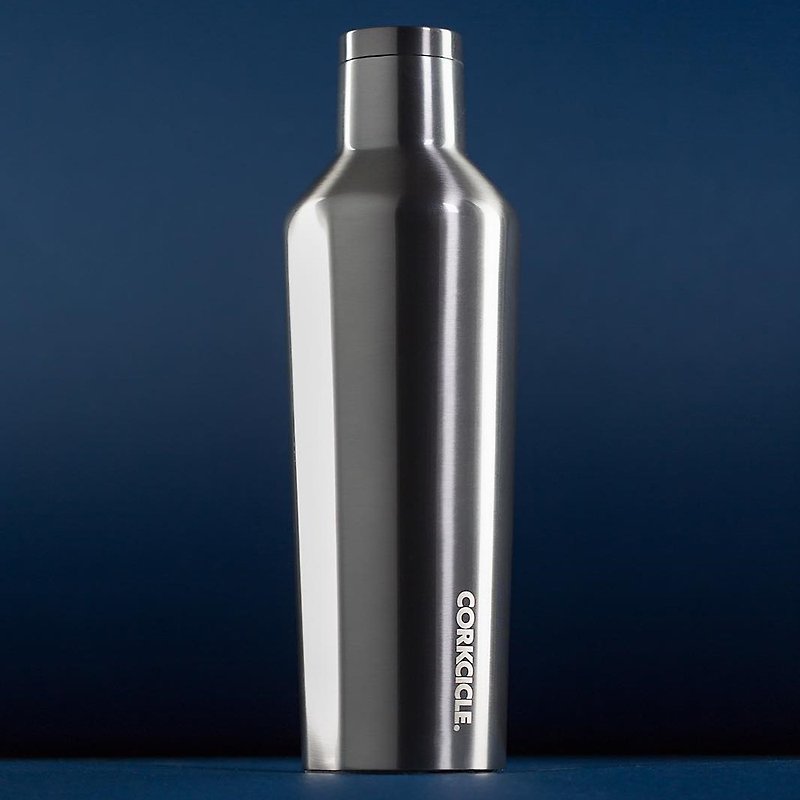 สแตนเลส แก้ว สีเทา - (Discontinued) CORKCICLE Metallic Series Three-Layer Vacuum Easy Mouth Bottle-470ml