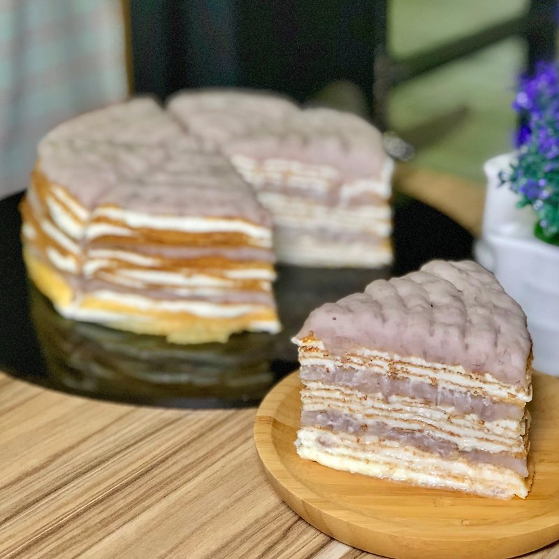 四つの大甲芋头千層のある​​家 - ケーキ・デザート - その他の素材 パープル