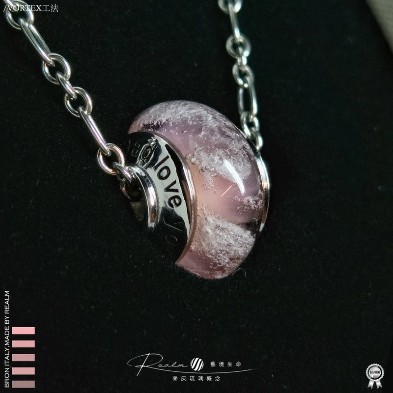 Glazed ashes necklace/glass ashes necklace - สร้อยคอ - แก้ว 