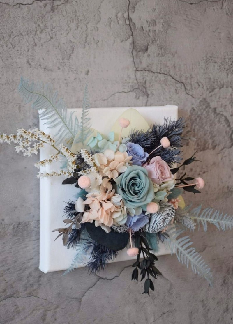 永生花畫布壁飾掛花 - 乾燥花/永生花 - 植物．花 