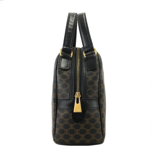 専用 貴重 正規品 CELINE セリーヌ ハンドバッグ マカダム ブラゾン CELINE - CELINE セリーヌ マカダム ボストンバッグ