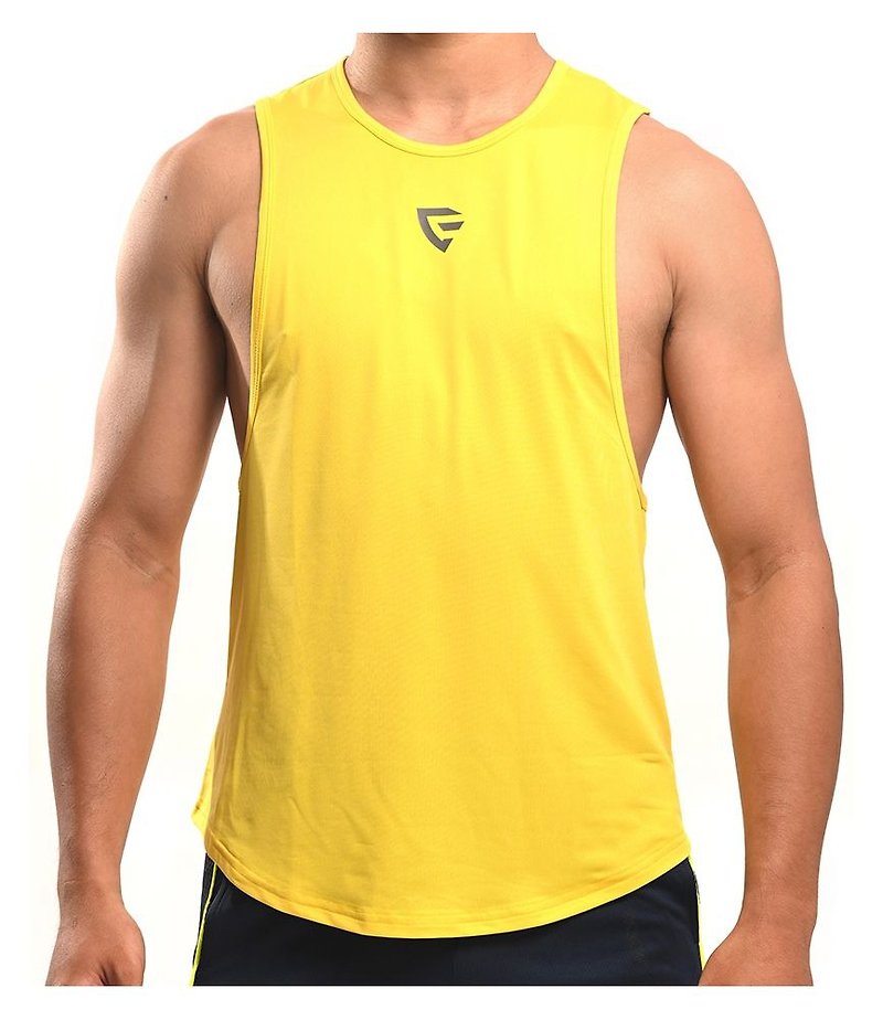 Serious Gym Tank Top - Yellow