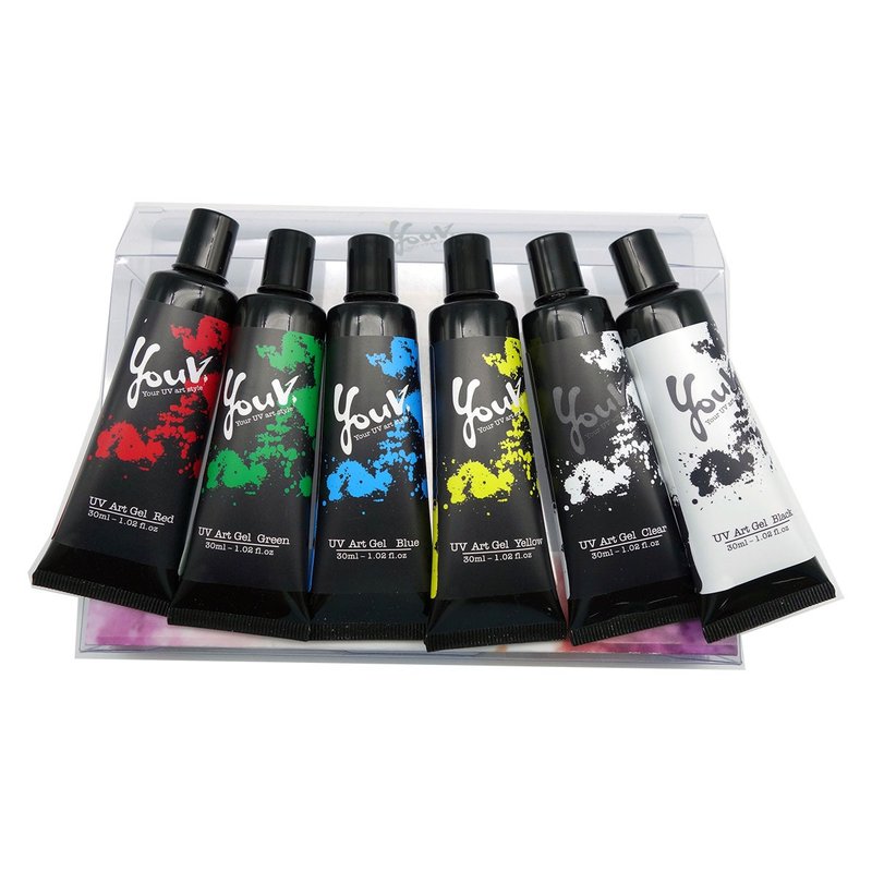 UV彩繪30ML六入套組 - 零件/散裝材料/工具 - 其他材質 多色