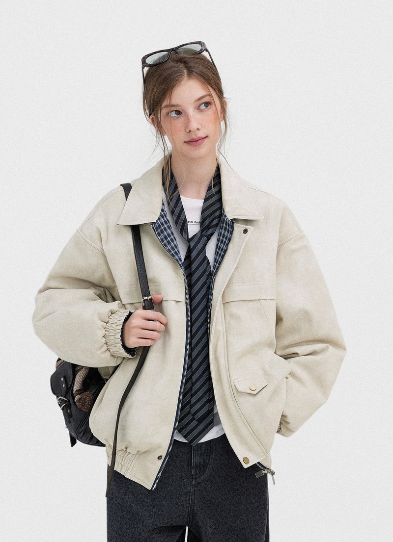 Tomboy / 惠靈頓夾克棉衣 / 純棉 - 女大衣/外套 - 其他材質 多色