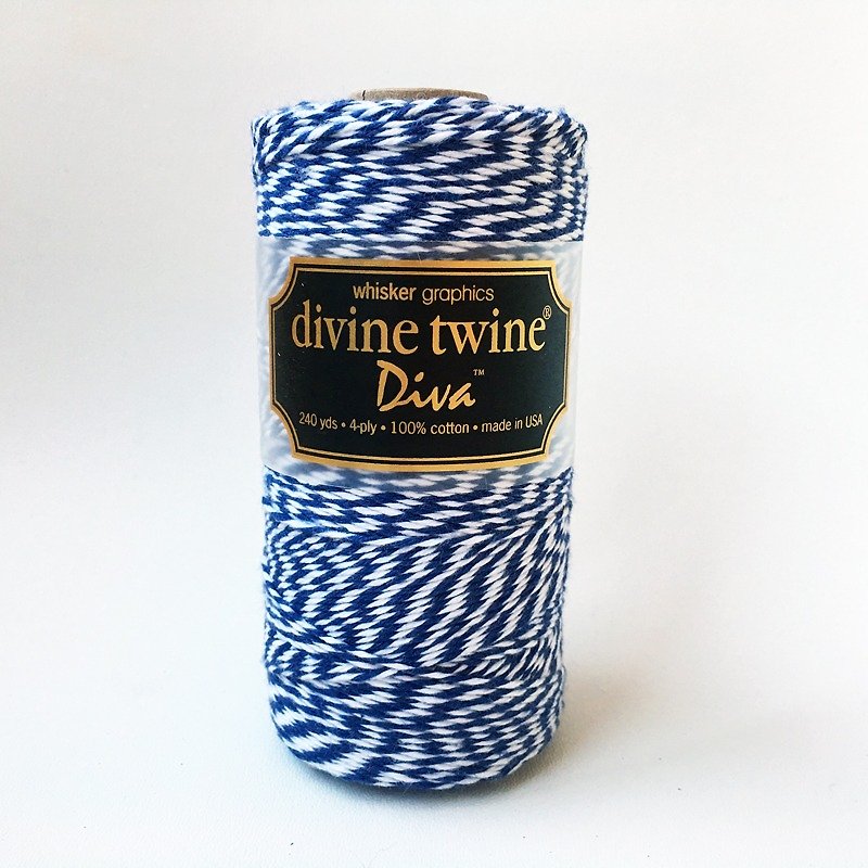 Divine Twine Diva two-color cotton thread imported from the United States / Violet blue purple