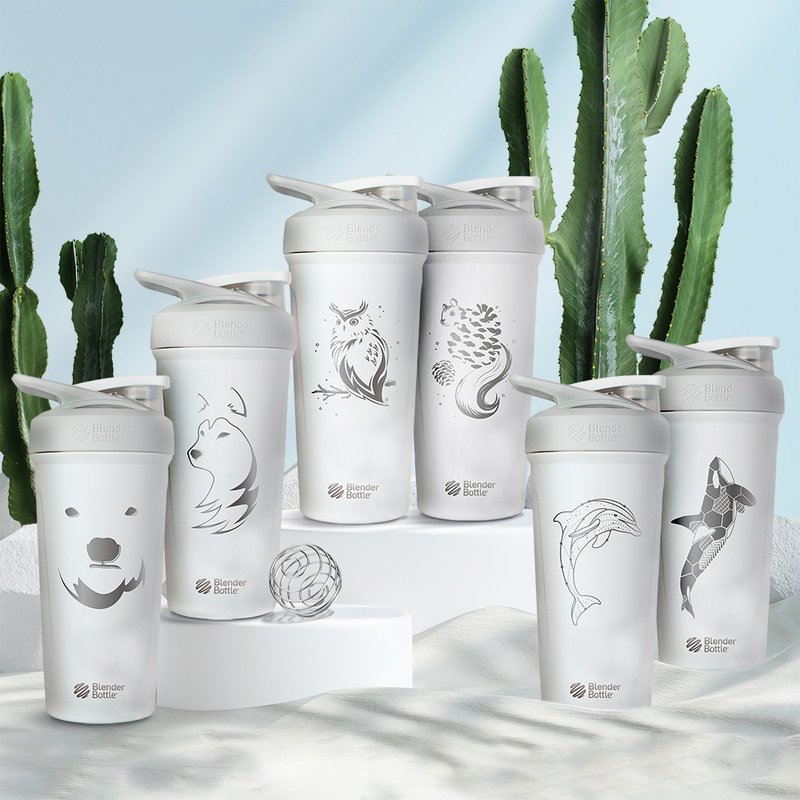 【BlenderBottle】Strada不鏽鋼 安全鎖扣式搖搖杯 24oz/710ml - 保溫瓶/保溫杯 - 不鏽鋼 