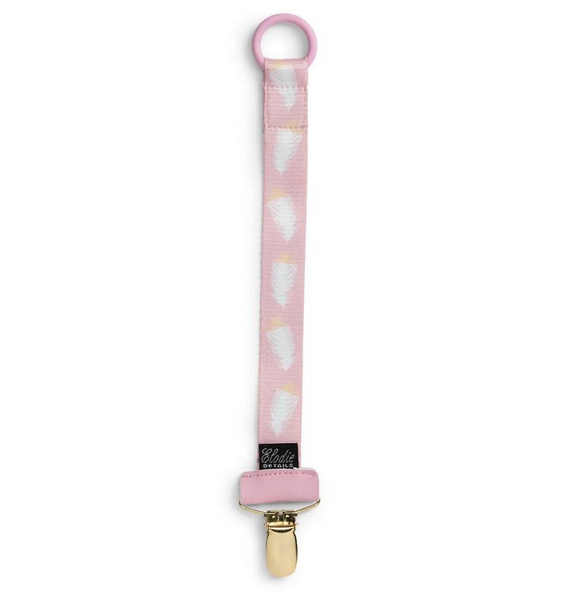 [Elodie Details] Pacifier Clip - Feather Love - Bibs - Other Materials Pink