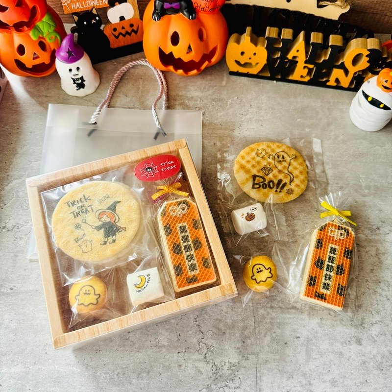 Halloween size M comprehensive cookie gift box - คุกกี้ - อาหารสด 