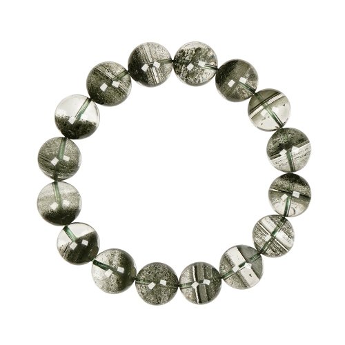 正佳珠寶 Gemsrich Jewelry 【正佳珠寶】綠幽靈 超頂級千層滿天星 12.8-13.3mm 綠幽靈手珠
