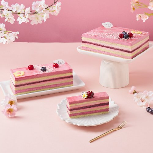 七見櫻堂 甜點專賣 【七見櫻堂】八重京緋－覆盆子野莓蛋糕