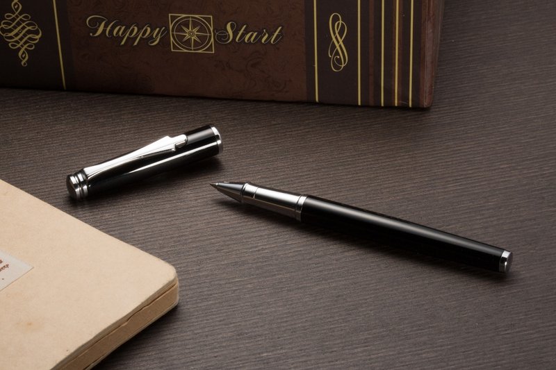 [Customized gift] [DT&CREATION] Supersonic extreme ballpoint pen | Entry gift - Rollerball Pens - Other Metals Black