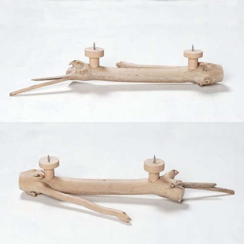 流木ドア取っ手◆お得2本セット◆約46cm47cm 個性ある 流木ドア取っ手・流木ドアノブ・流木ドアハンドル