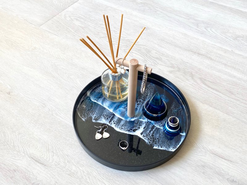 Accessories Display Tray, Midnight Blue, Wedding Gift, Home Gift - 擺飾/家飾品 - 樹脂 藍色