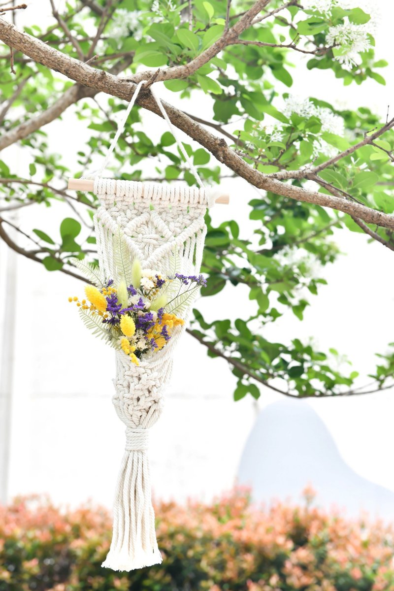 花藝課程 花編繩與乾燥花束 Macrame with Dried Flowers - 植栽/花藝 - 植物．花 