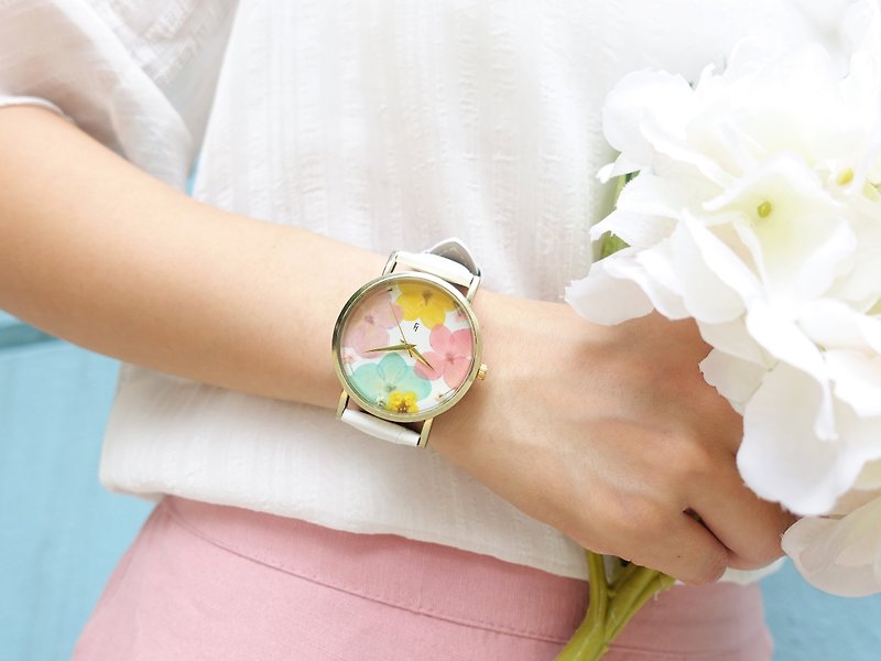 FH Flora Watch - นาฬิกาผู้หญิง - พืช/ดอกไม้ หลากหลายสี