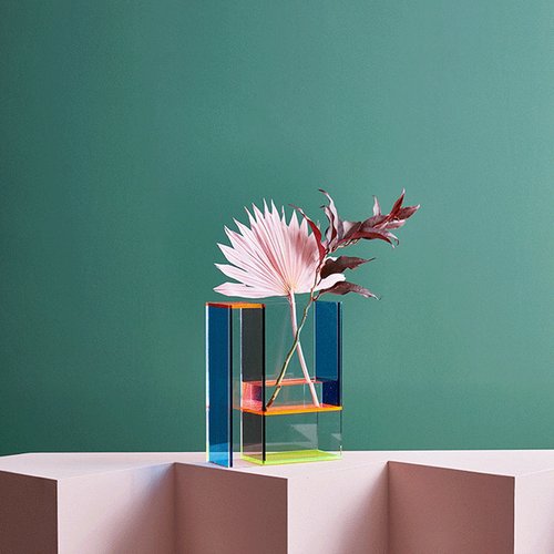 アメリカ MoMA モンドリアン花瓶 モンドリ花瓶 モダンアート