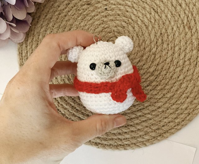 Turtle Bag Charm - Crochet Animal Keychains | Likha