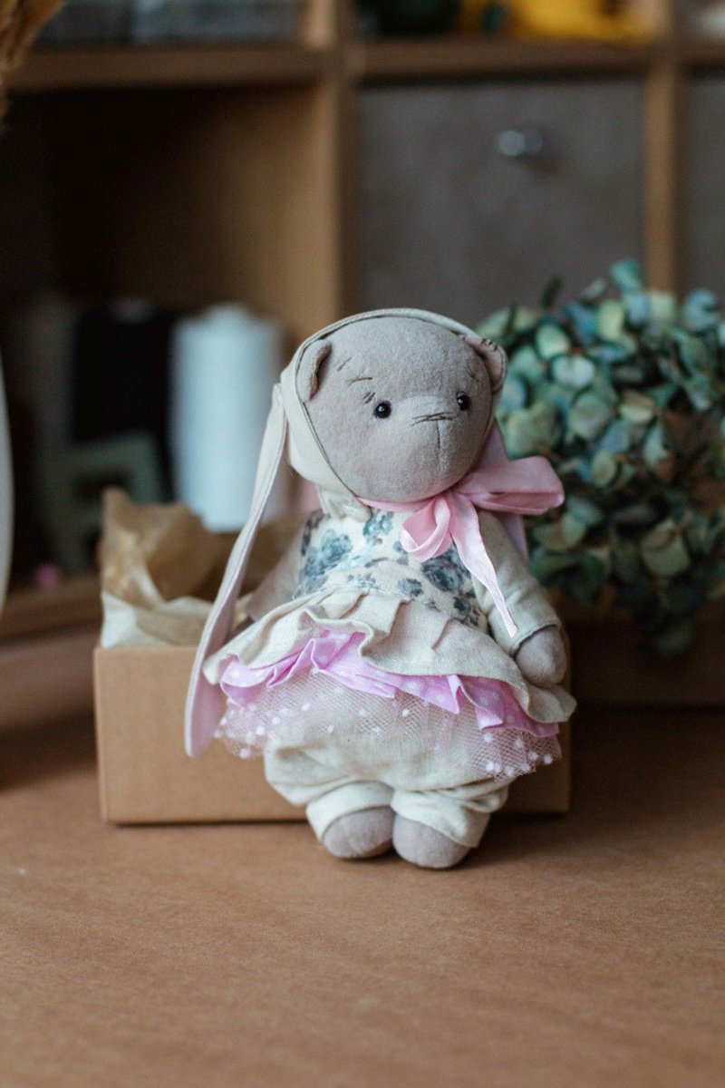 泰迪熊小棕色泰迪熊 - 公仔/玩偶 - 其他材質 咖啡色