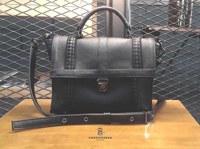 Cover Blacknoir bag(L) - Women's Casual Shoes - Genuine Leather Black