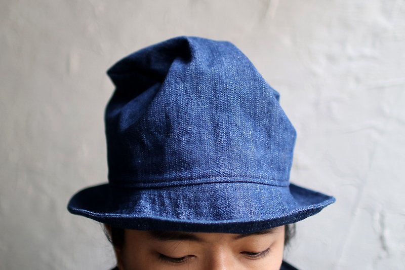 omabow myself hat - Hats & Caps - Cotton & Hemp Blue