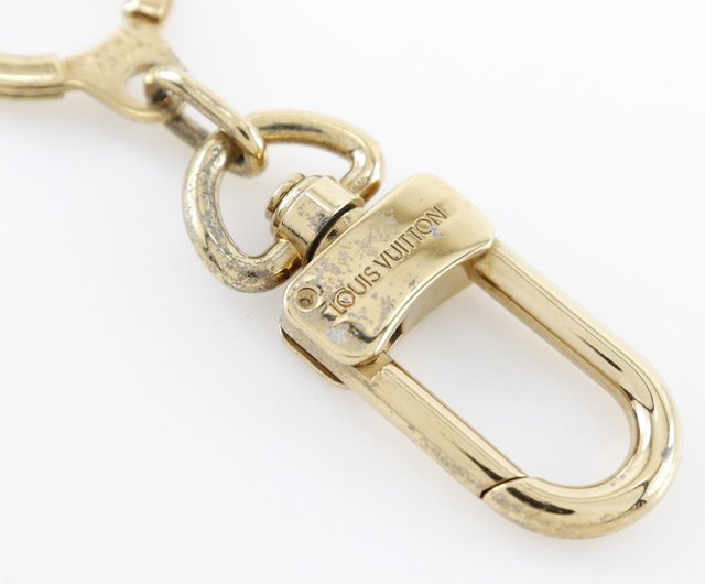 LOUIS VUITTON ルイ・ヴィトン アノクレ キーホルダー 金メッキ ユニ