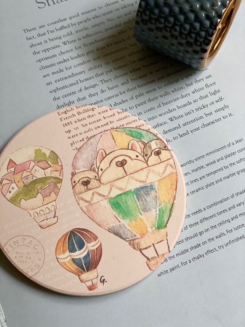 楽しいバケツ吸引コースターローミング熱気球 - コースター - その他の素材 