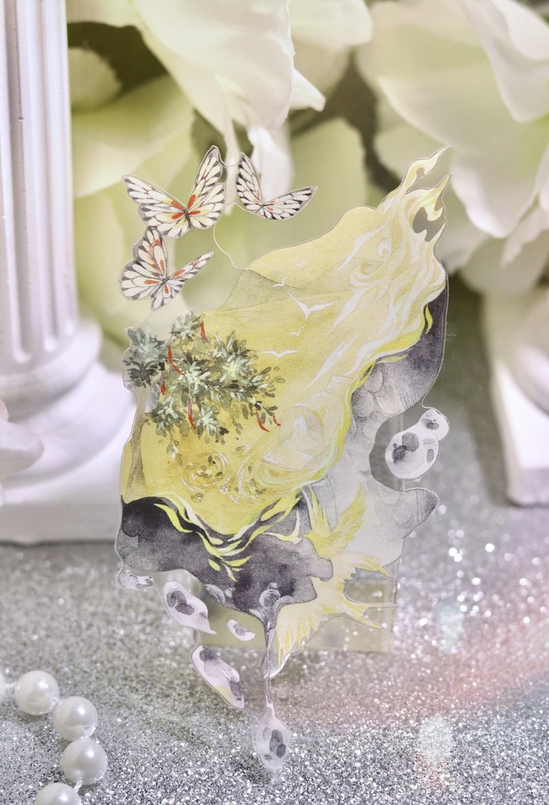 遇龍 古風人物 東方山水 PET 和紙膠帶 貝殼光/金 10米卷 台灣製 - 紙膠帶/和紙/PET - 其他材質 多色