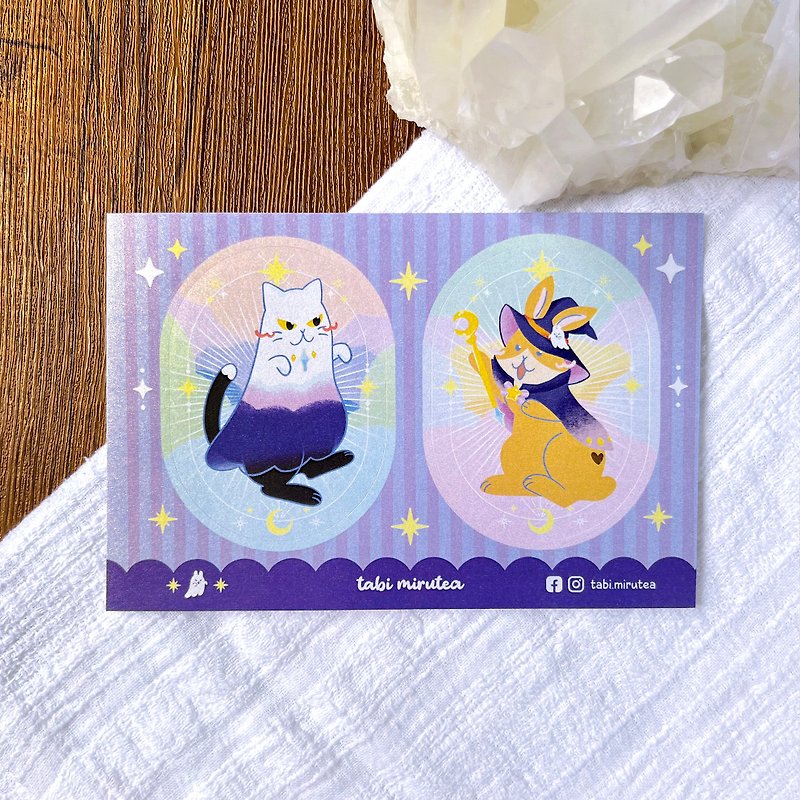 [Ghost Fairy Exclusive] Witch Ghost Pearl Sticker - Stickers - Paper 