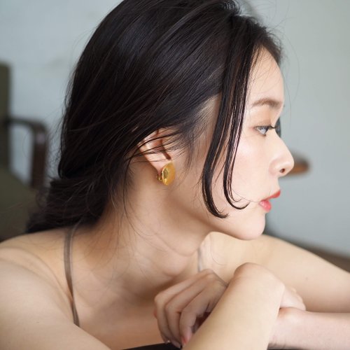 minamo - clip-on earrings - - ショップ urbany ピアス・イヤリング