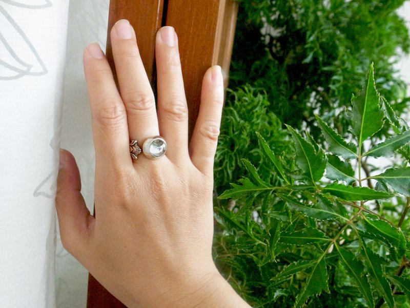 風範 - 騎士字母活圍戒 925純銀飾戒指 - 戒指 - 純銀 銀色