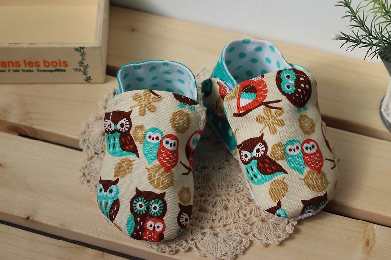 Owl - Green Lake toddler shoes - Kids' Shoes - Other Materials Multicolor