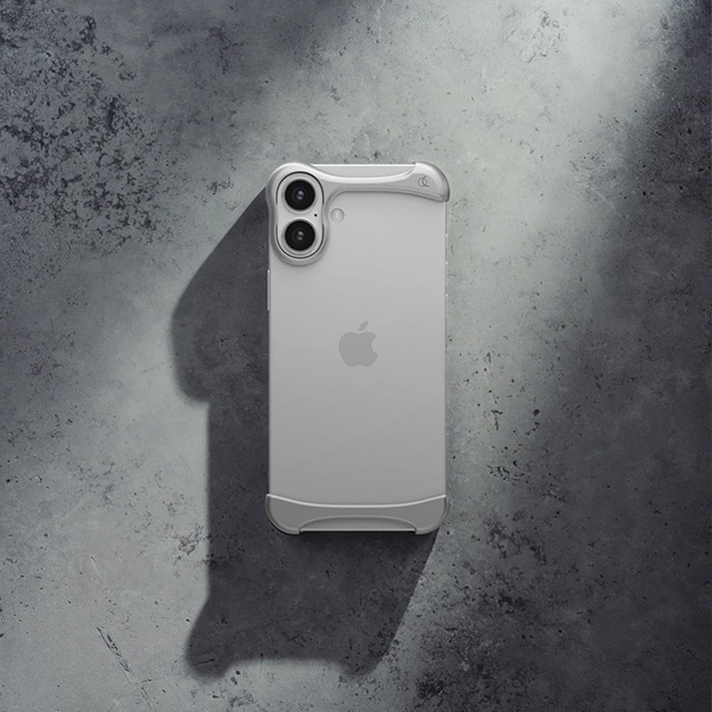 ARC | Arc Pulse iPhone 16 手機殼 消光銀 - 手機殼/手機套 - 鋁合金 銀色