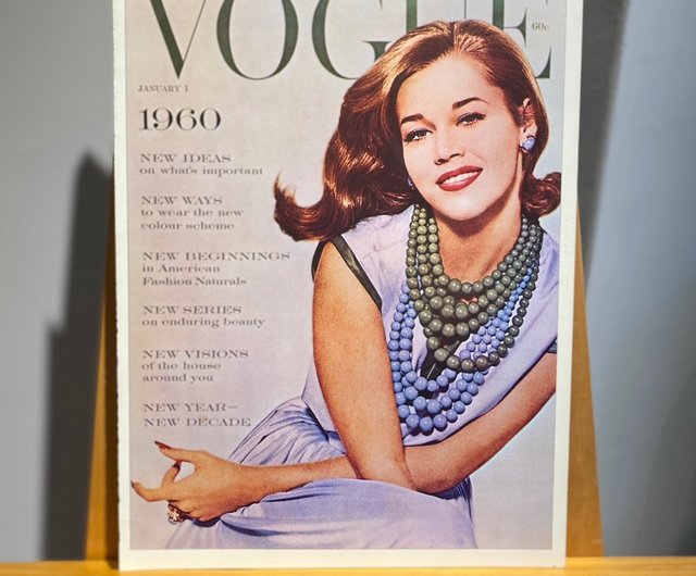 VOGUE Fashion Magazine Cover-1900-1970 Reproduction Poster