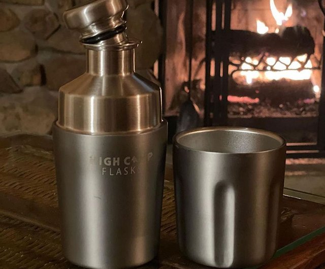 High Camp Flasks-1130 Firelight 375 Flask Bottle Set/Mist Black - Shop high- camp-flasks-tw Bar Glasses & Drinkware - Pinkoi