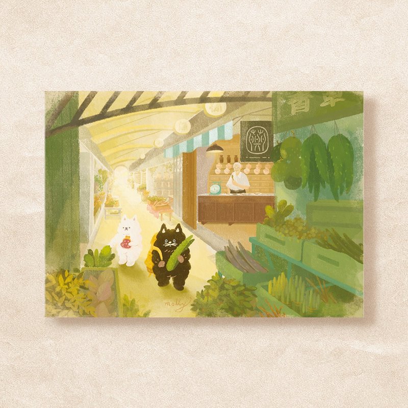postcard-青草巷 - 卡片/明信片 - 紙 多色