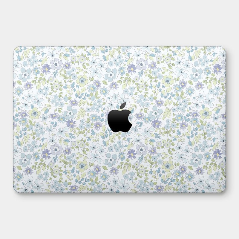 小碎花 MacBook 超輕薄防刮保護殼 PU005 - 平板/電腦保護殼/保護貼 - 塑膠 藍色