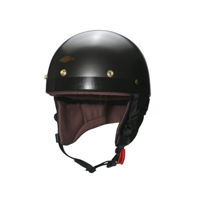 FETURE-HALF MOON (LAMBSKIN)-SEMI MATTE IRON GRAY - Helmets - Genuine Leather 