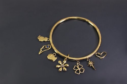 Maple jewelry design 簡約系列-質感銅配件手環