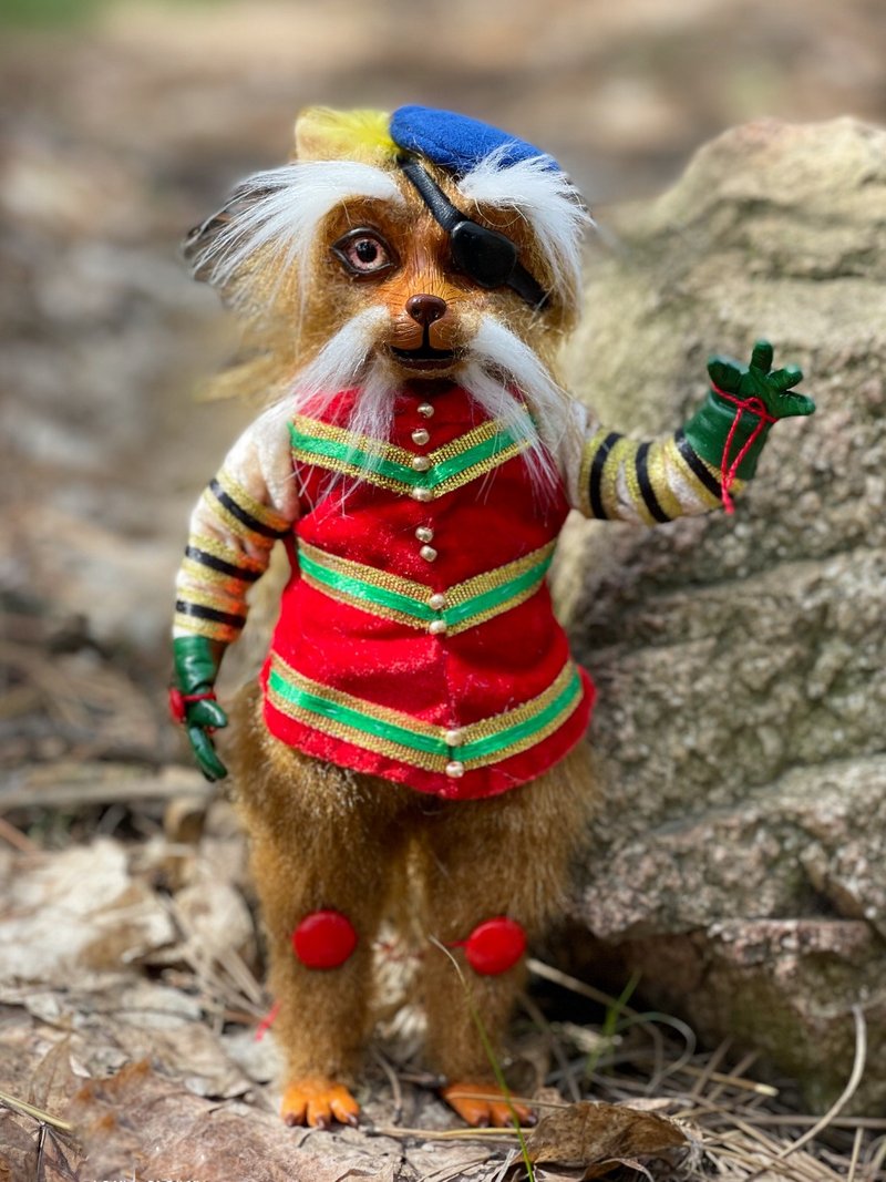 Sir Didymus Labyrinth doll - Stuffed Dolls & Figurines - Clay Orange