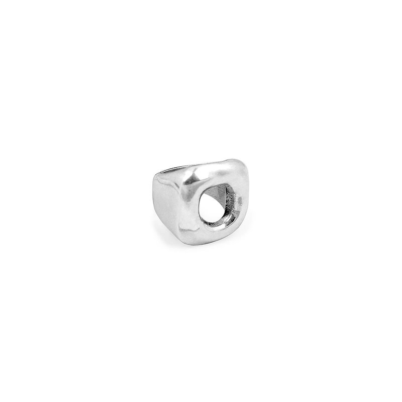 Square ring - General Rings - Other Metals Silver
