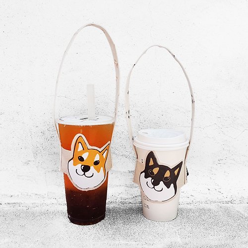iShare愛現 寵物造型隨行飲料杯套提袋 飲料杯袋 多圖樣可選