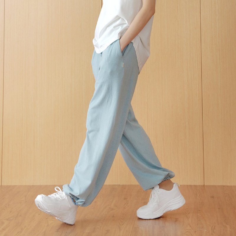 MIT Organic Cotton Sports Drawstring Cuff Pants - 3 Colors Total - กางเกงขายาว - ผ้าฝ้าย/ผ้าลินิน หลากหลายสี