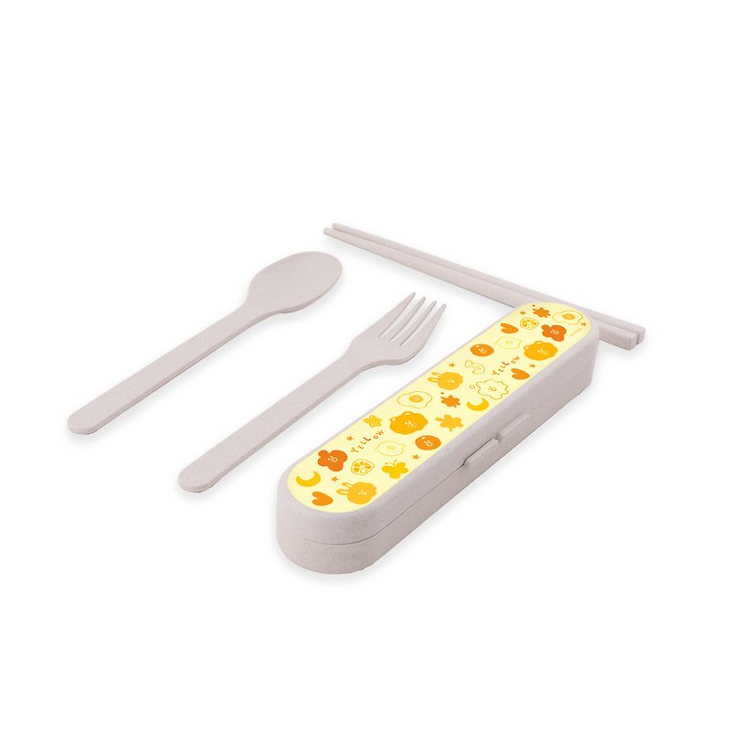 ecoCutlerySet - LINE FRIENDS SALLY – Pattern - Cutlery & Flatware - Other Materials 