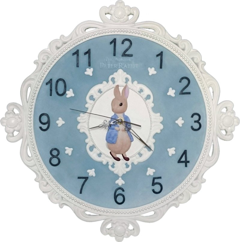 PETER RABBIT 比得兔古典壁鐘 時鐘 - 時鐘/鬧鐘 - 其他材質 白色