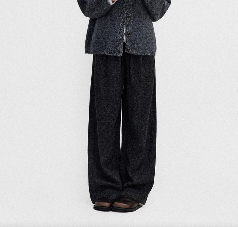 本期褲裝搭配合集 / 高腰闊腿褲 - 女長褲 - 其他材質 多色