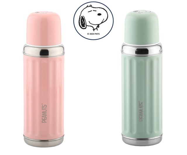 SNOOPY スヌーピー 450ml 真空セラミックインナー魔法瓶 PEANUTS 正規