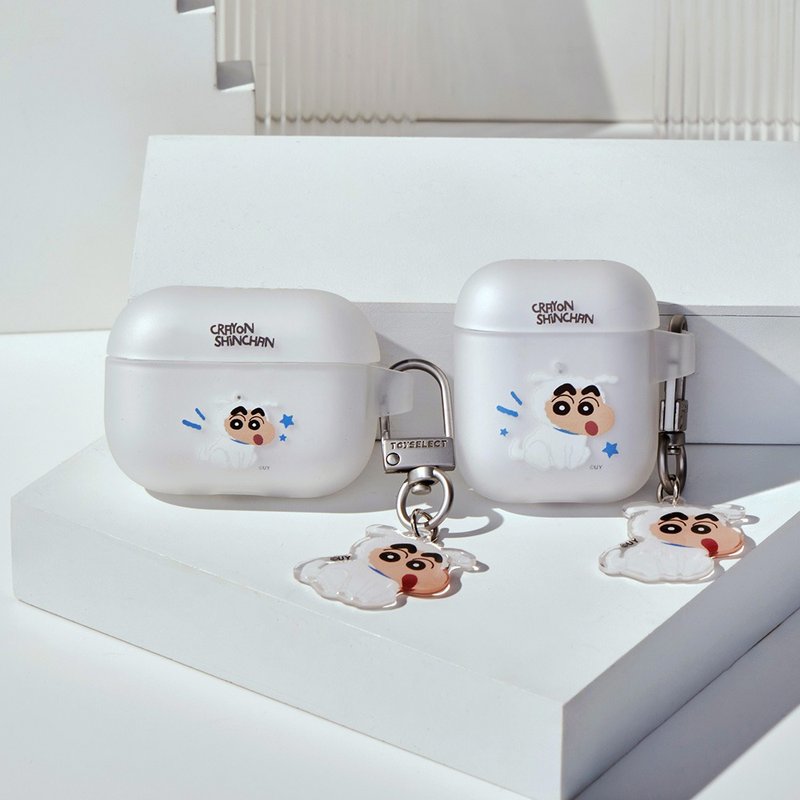 蠟筆小新可愛變裝系列強悍防摔AirPods保護套(附吊飾) - AirPods/耳機保護套 - 塑膠 多色