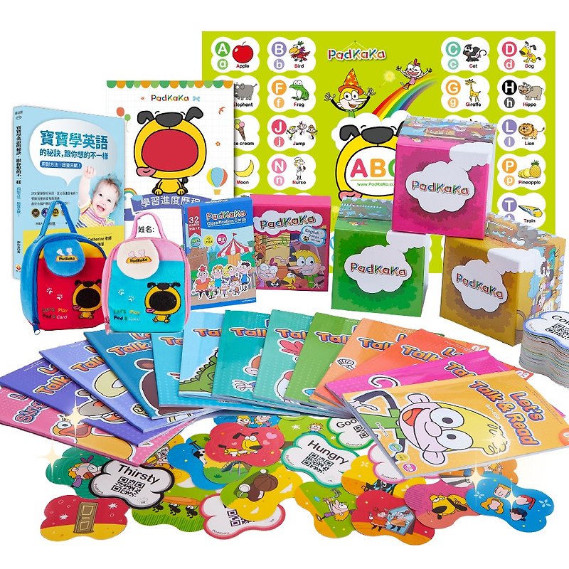 [CPEN-free reading pen set] Flagship complete set of 645 PadKaKa animation cards and 13 volumes of reading pens - Kids' Picture Books - Paper Multicolor