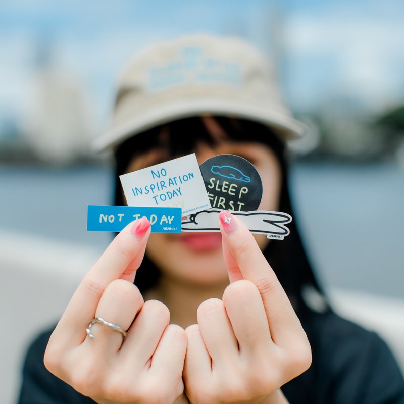 Life is so hard Sticker set - 貼紙 - 紙 多色