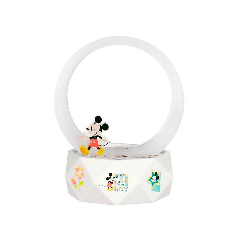 Disney-Wireless Speaker And Night Light-Mickey - โคมไฟ - พลาสติก ขาว